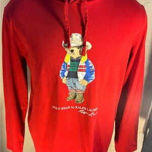Ralph Lauren Red Polo Bear Sweater